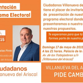 CIUDADANOS (C´S) Villanueva del Ariscal: Presentación programa electoral