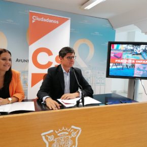 Ciudadanos alerta de que “el mantenimiento de los parques infantiles acumula más de cinco meses de inestabilidad”