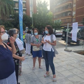 Ciudadanos reclama retirar el transformador de la Plaza Rafael Salgado yndenuncia “el déficit de sombra” del espacio