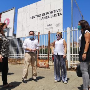 Ciudadanos lamenta “la preocupante dejadez” que presenta el Centro Deportivo Santa Justa y reclama su “uso vecinal”
