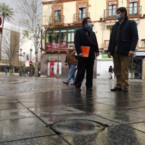 Ciudadanos pide adelantar a mayo la instalación de los toldos de sombra en el Casco Antiguo y extenderlos hasta los barrios