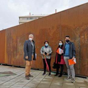 Ciudadanos critica “la dejadez estética” de la biciestación de San Bernardo que “invita a ser vandalizada con grafitis”