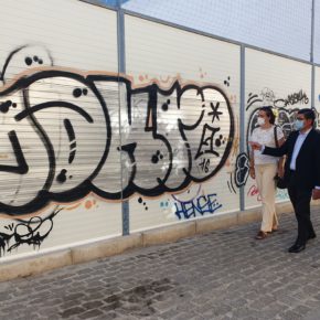 Ciudadanos propone que Lipasam se haga cargo de limpiar los grafitis en las fachadas de las viviendas del Casco Antiguo