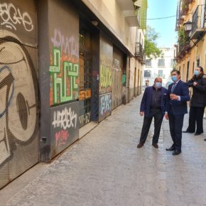 Ciudadanos alerta del “fracaso absoluto” de la unidad antigrafiti de Lipasam y exige “medidas efectivas” en el Casco Antiguo